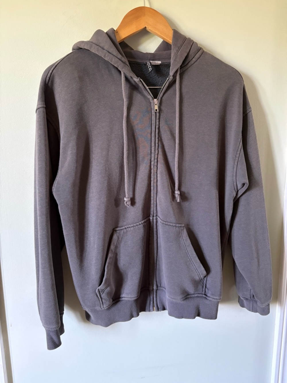 H&M Divided Womens Gray Full-Zip Hoodie Sweatshirt XS